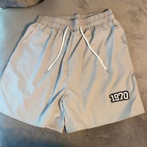 Gray "1970" Athletic Shorts